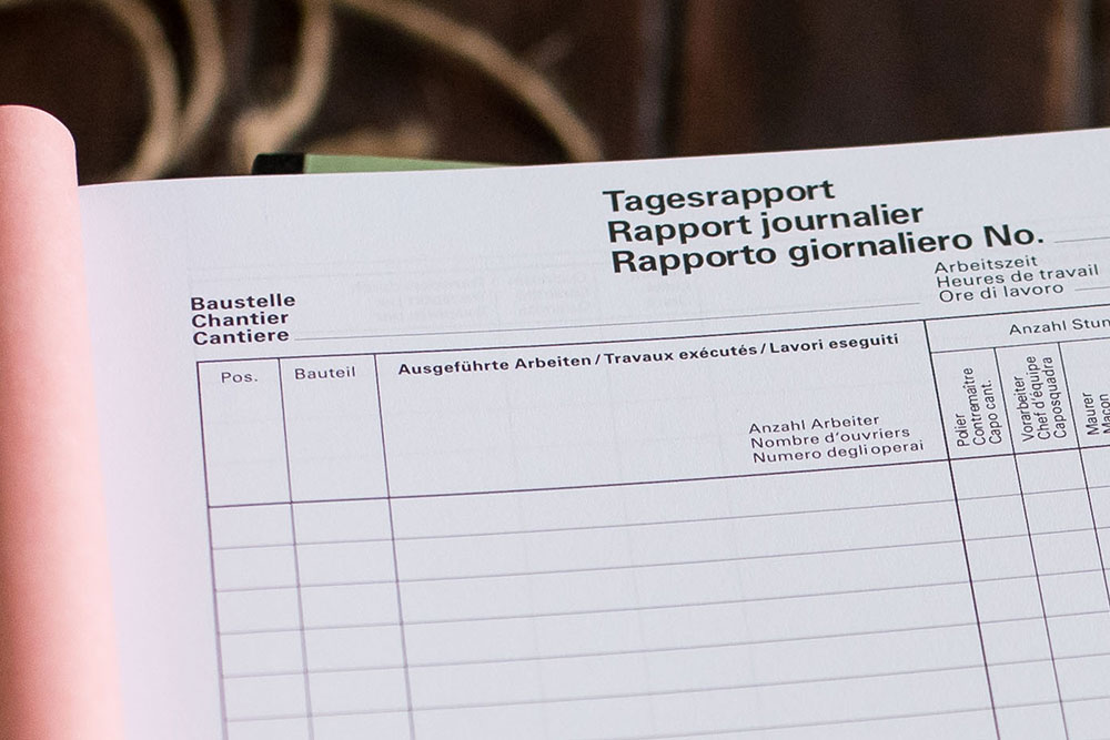 Tages-Rapporte - A. Jauslin AG